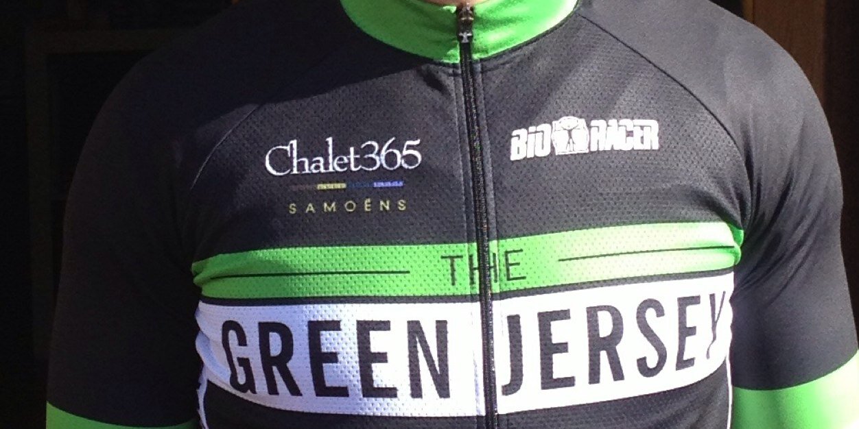The Green Jersey banner