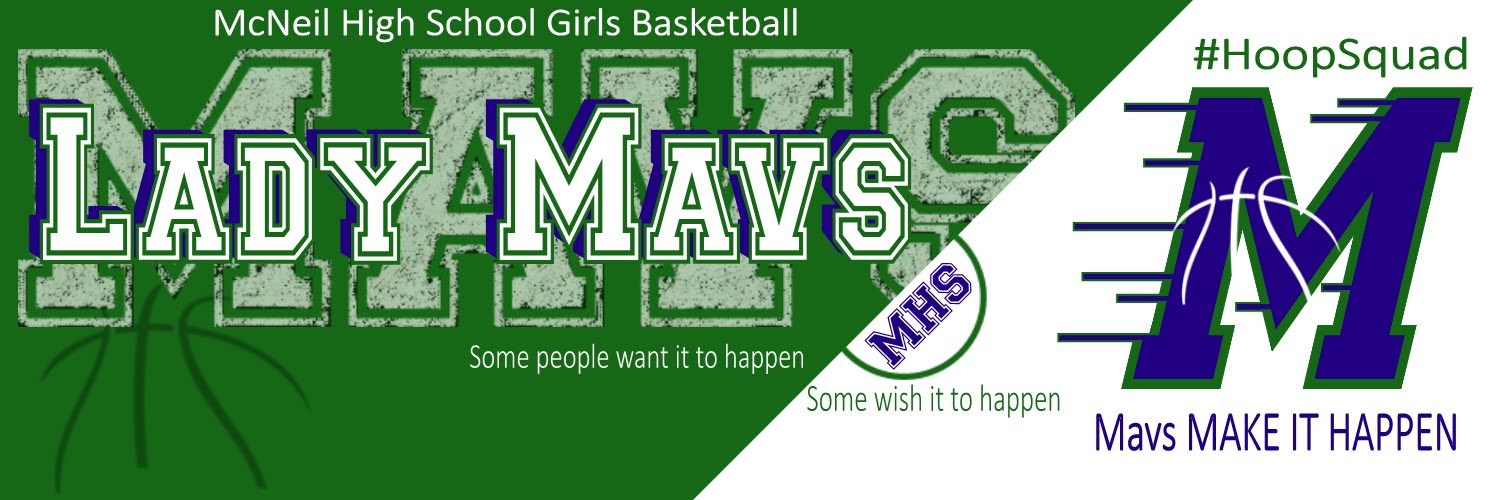 Round Rock McNeil Lady Mavs Basketball 🏀 banner