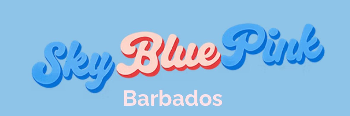 Sky Blue Pink Barbados banner
