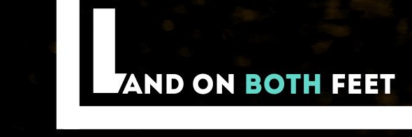 Land on Both Feet banner