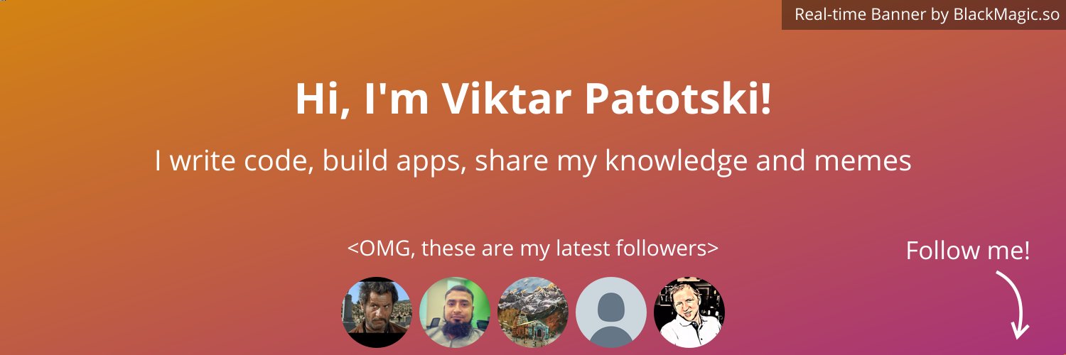 Viktar Patotski banner