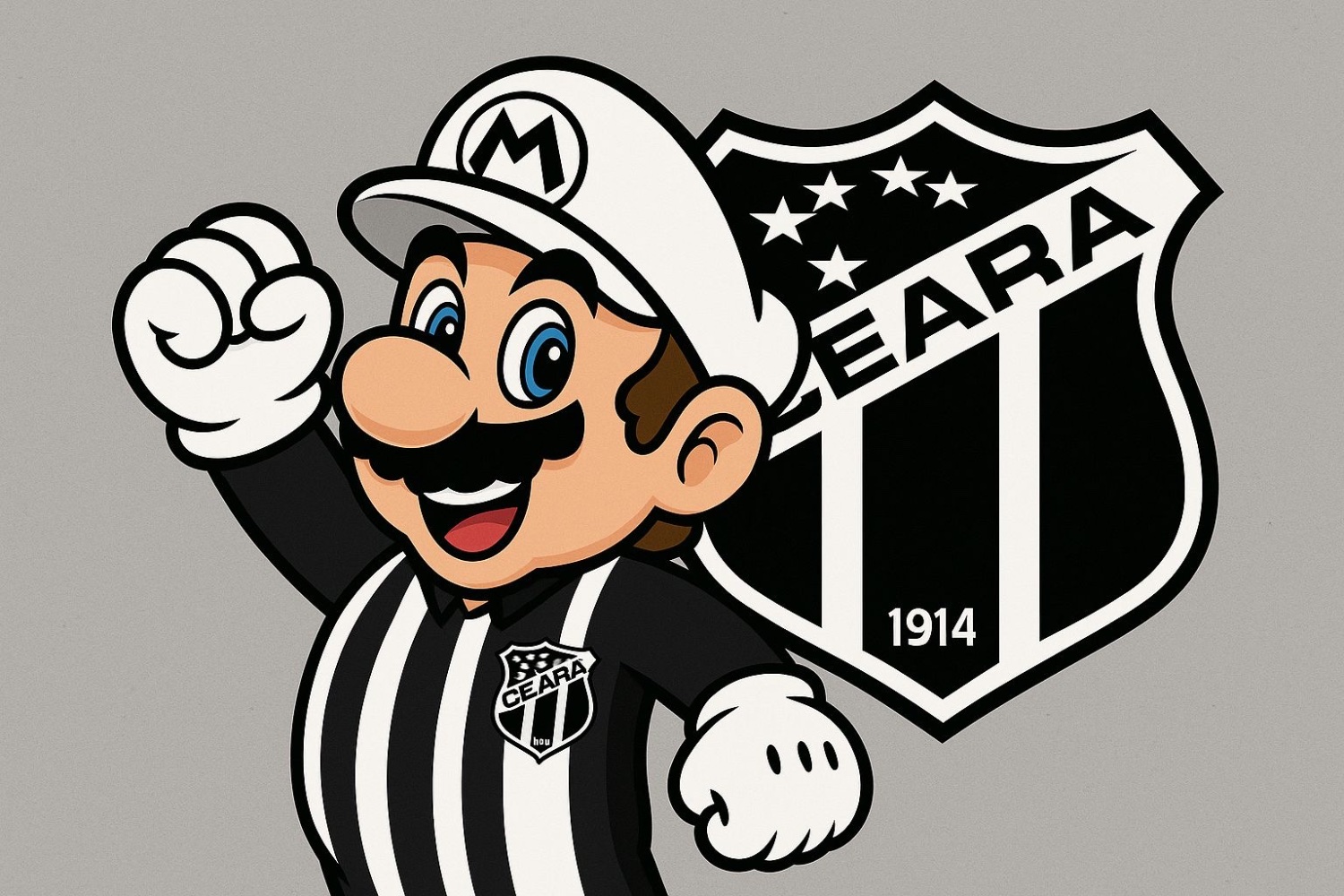 Super Mario Alvinegro banner