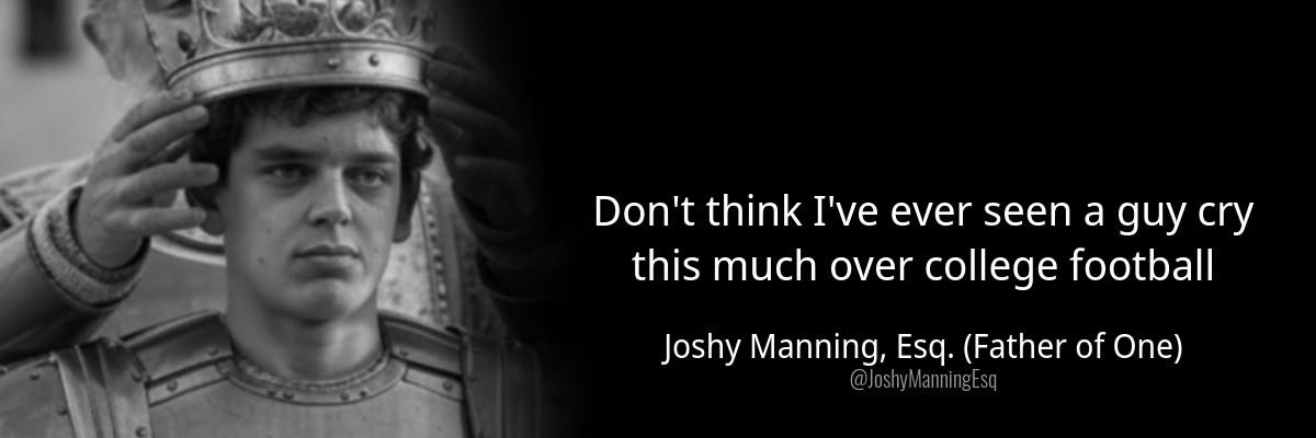 Joshy Manning, Esq. (Father of One) banner