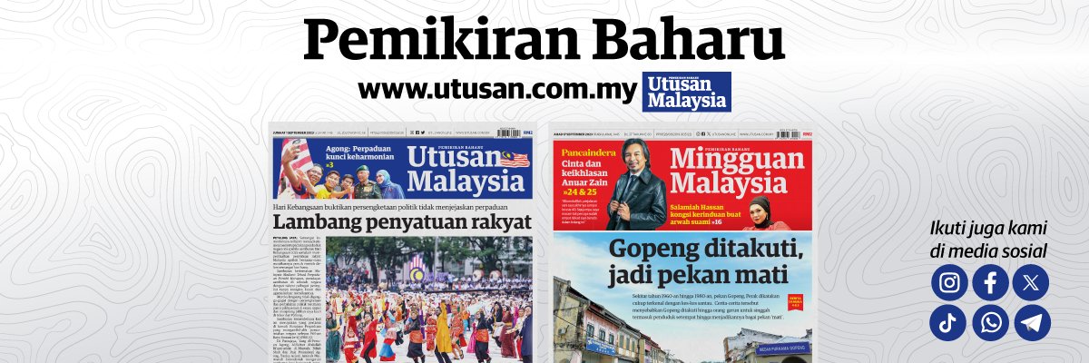 Utusan Malaysia's banner