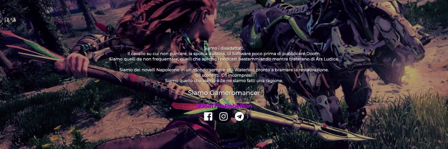 Gameromancer's profile banner image