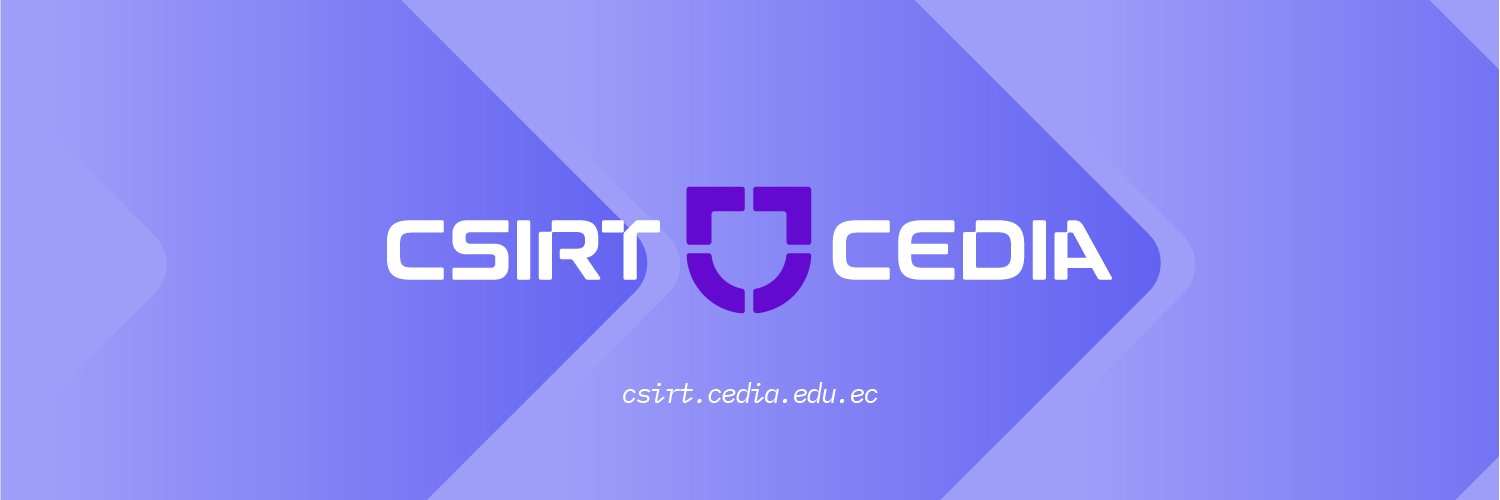 CSIRT CEDIA (@CsirtCEDIA) / Posts / X