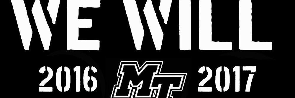 MTSU Wrestling banner