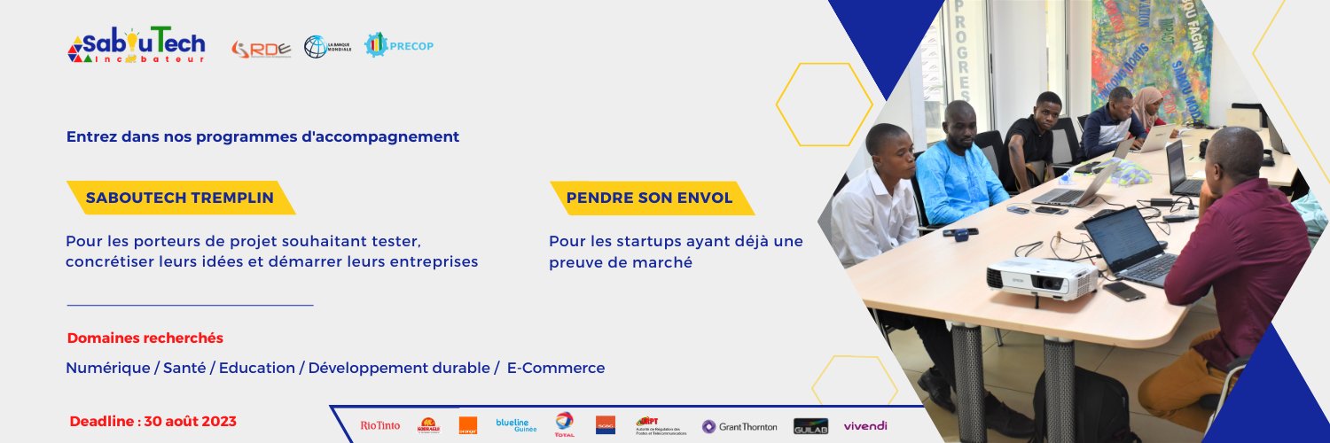 Incubateur SABOUTECH banner