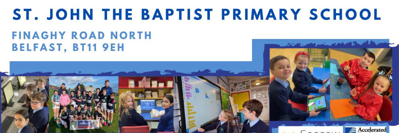 SJB Primary School's banner