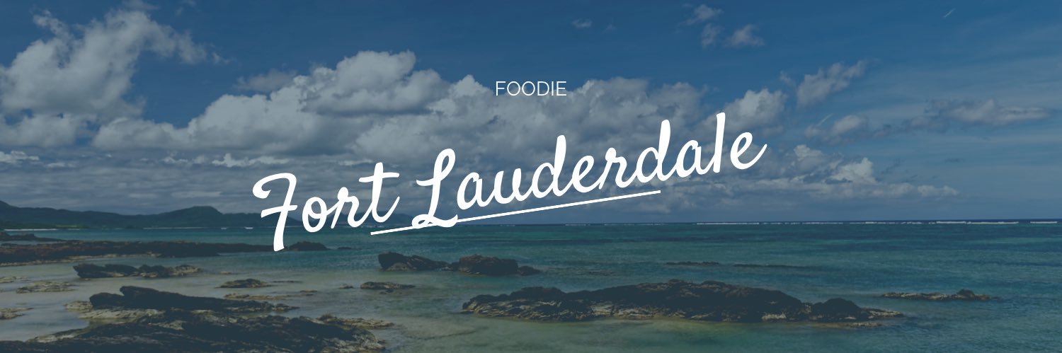 FoodieFortLaud's profile banner image