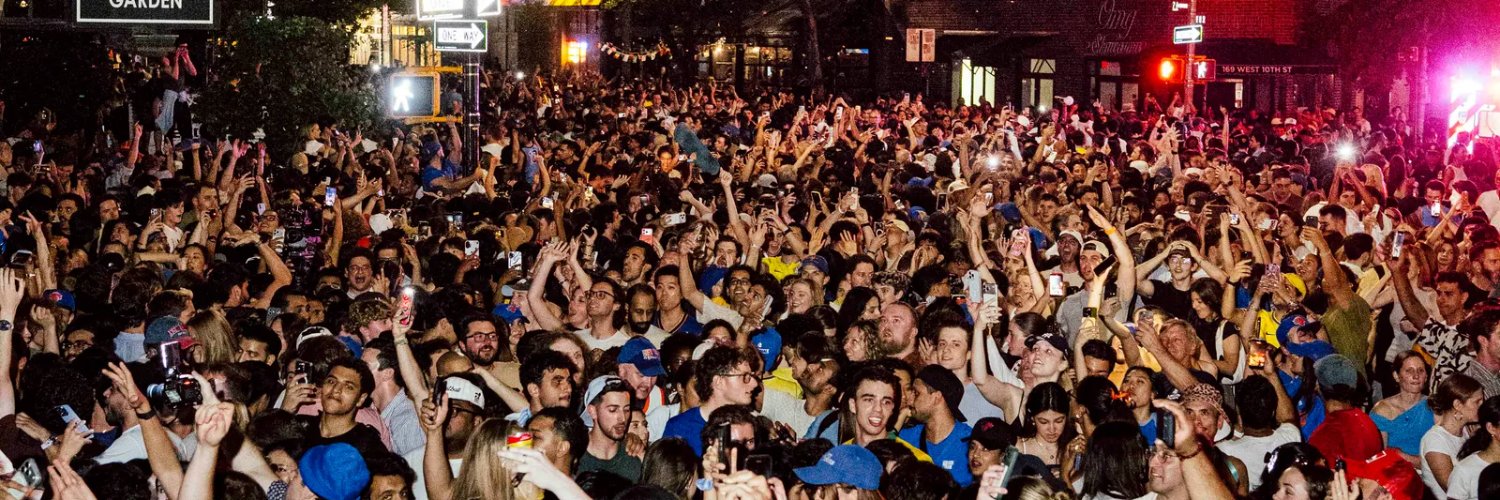 The Night New York Won #GOKNICKS banner