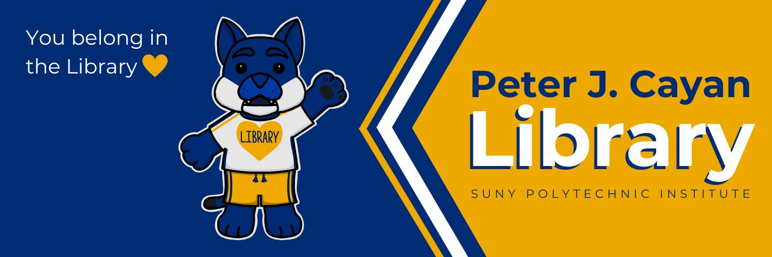 SUNY Poly Library banner