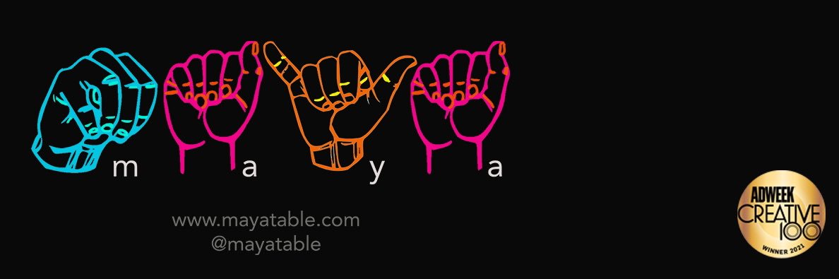 MAYA TABLE banner