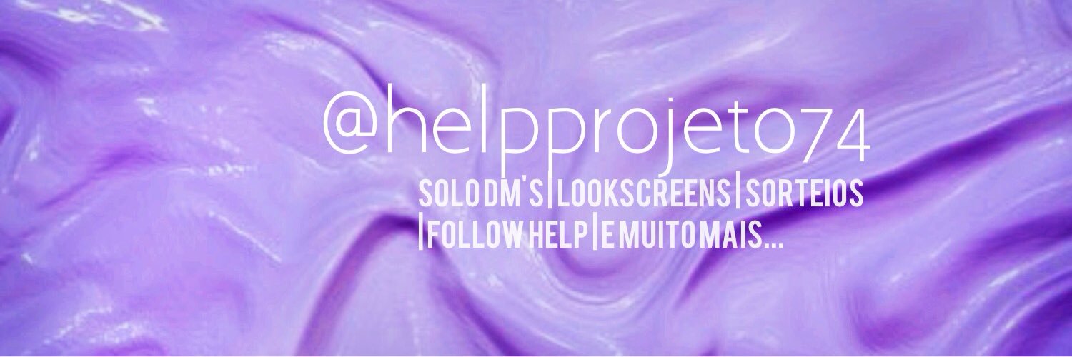 helpprojeto74's profile banner image