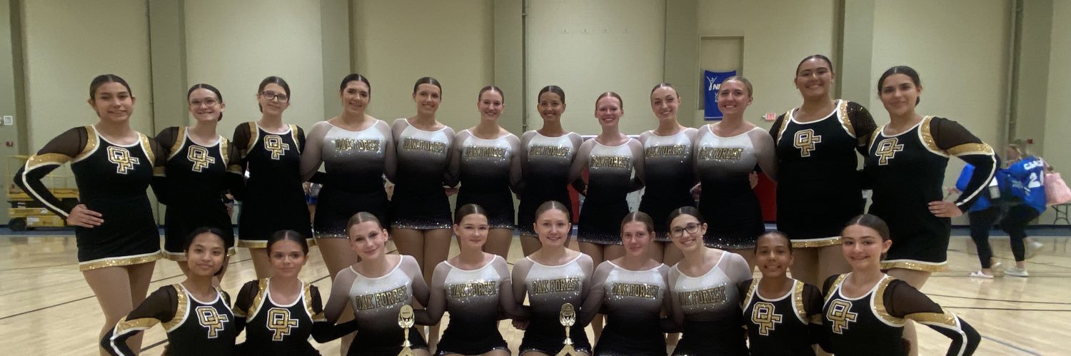 Oak Forest Dance Team banner