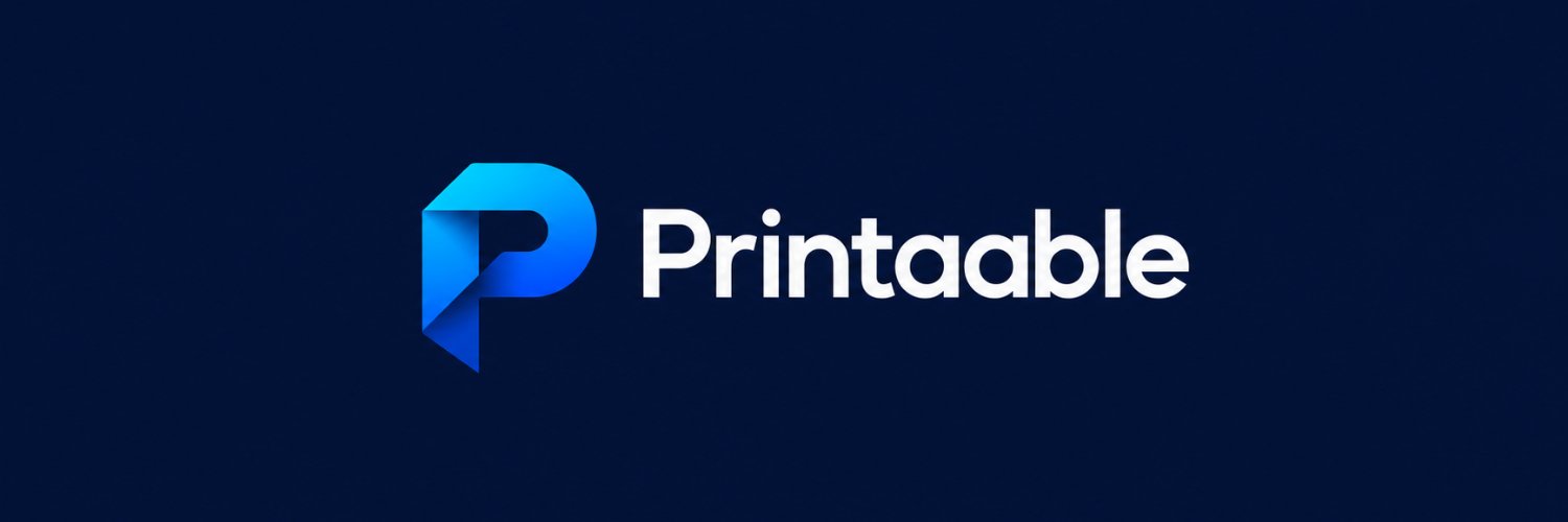 Printaable's profile banner image
