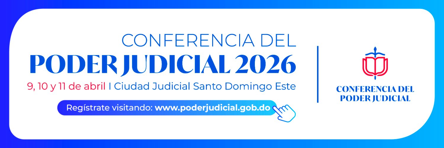 Poder Judicial de la República Dominicana banner