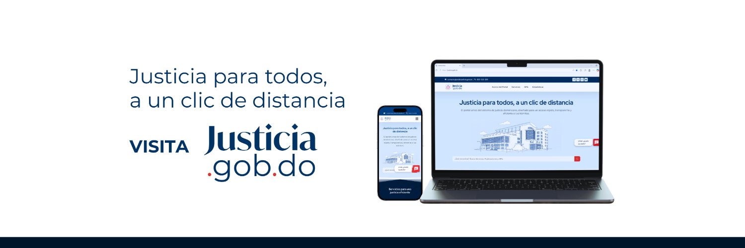 Poder Judicial de la República Dominicana banner