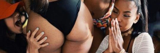 French Booty girls banner