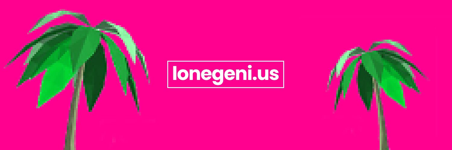 LONEGENI.US banner