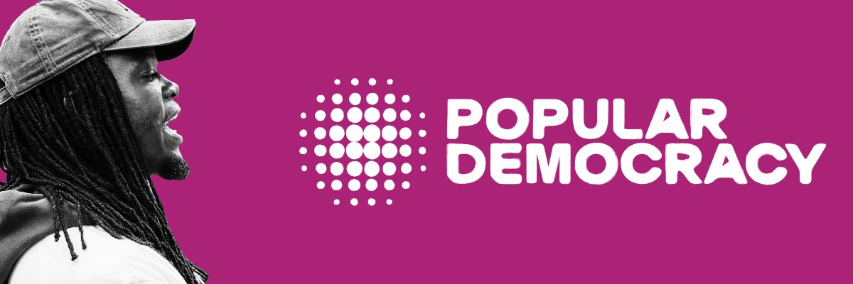 Popular Democracy💥 banner