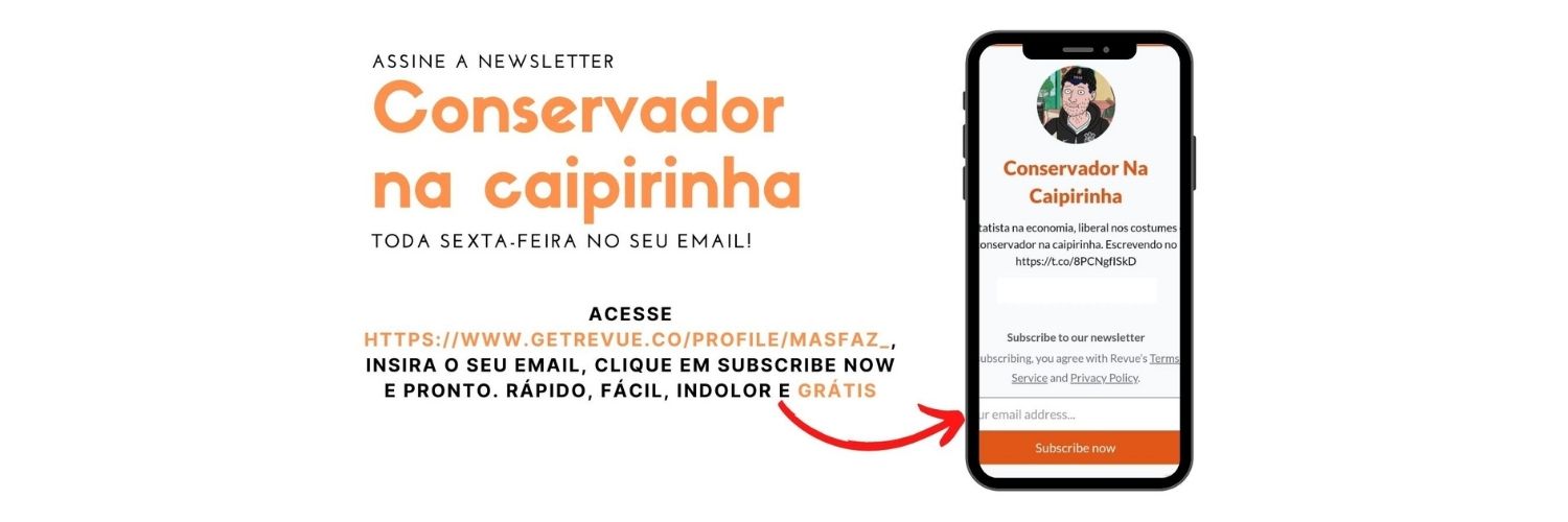 Conservador na caipirinha banner
