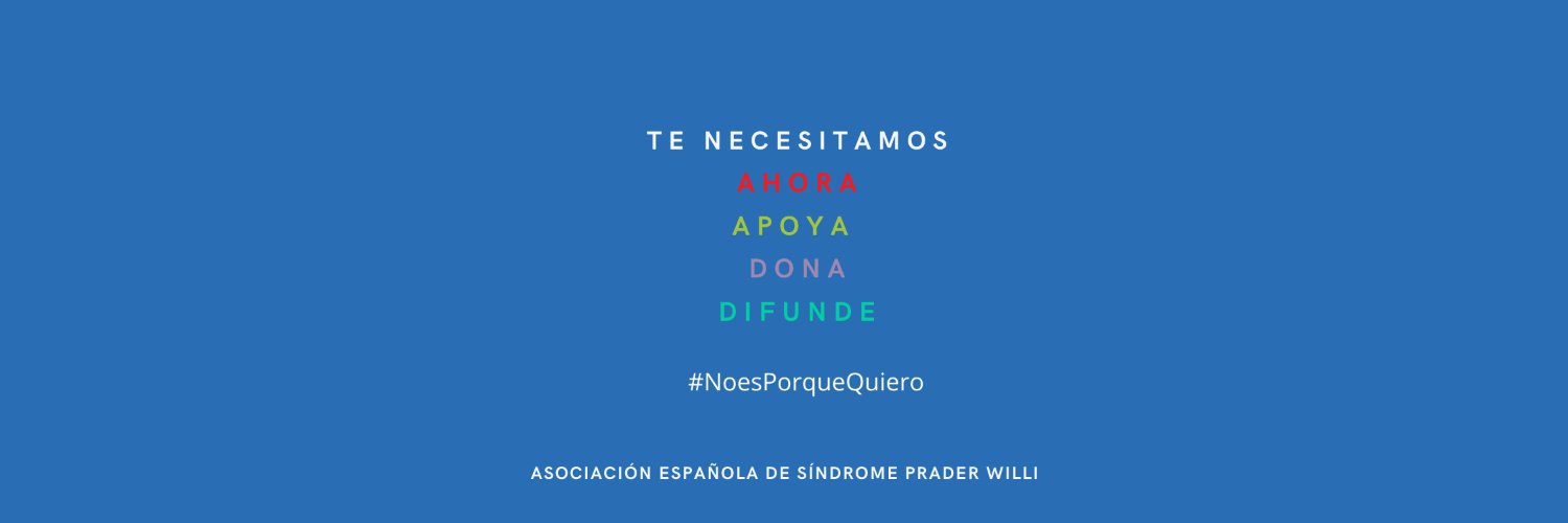 Asociación Española Síndrome Prader Willi banner