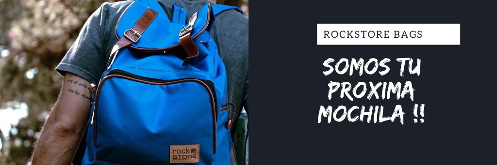 ROCKSTORE ORIGINAL BAGS & MERCHANDISING banner
