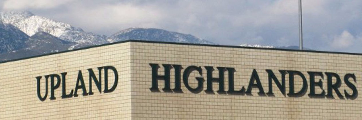 Upland High School banner