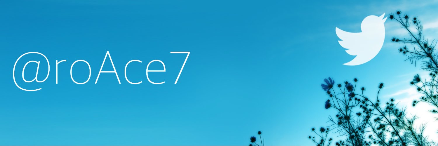 roAce7's profile banner image