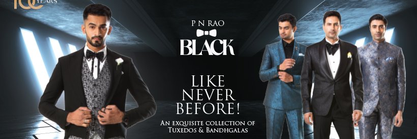 P N Rao Suits banner