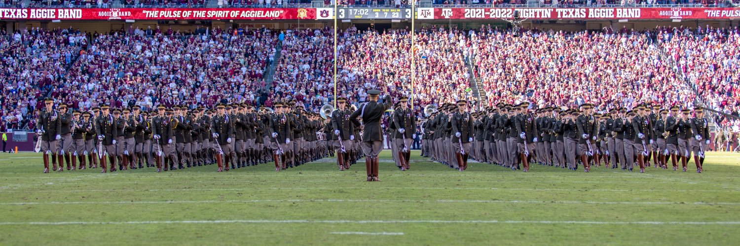 Fightin’ Texas Aggie Band banner