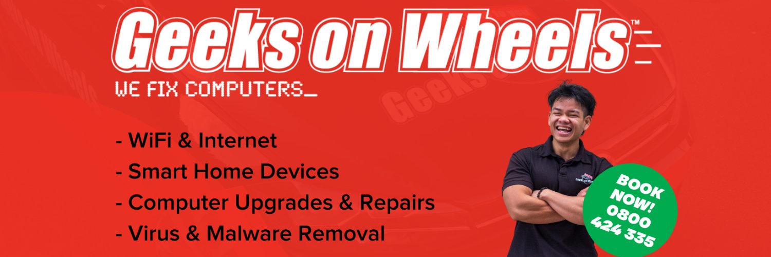 Geeks on Wheels banner