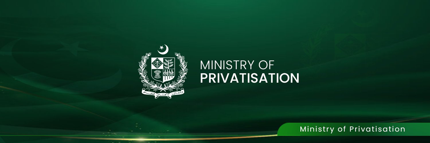 Ministry of Privatisation, Government of Pakistan banner