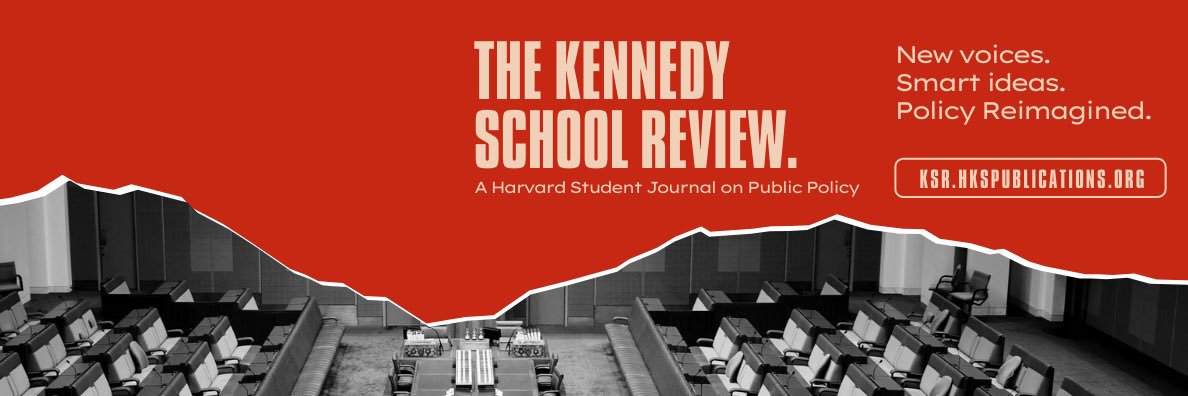 Harvard Kennedy School Student Policy Review banner