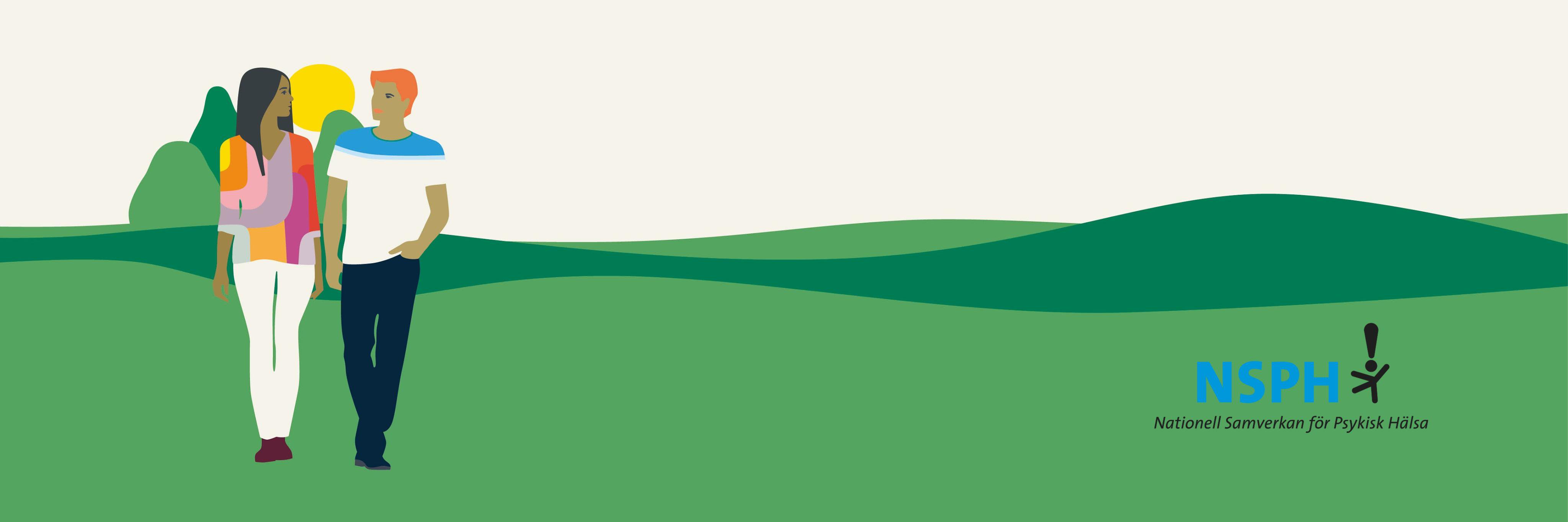 NSPH - Nationell samverkan för psykisk hälsa banner