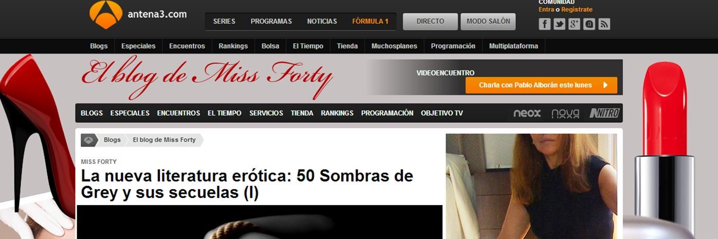 Miss Forty banner