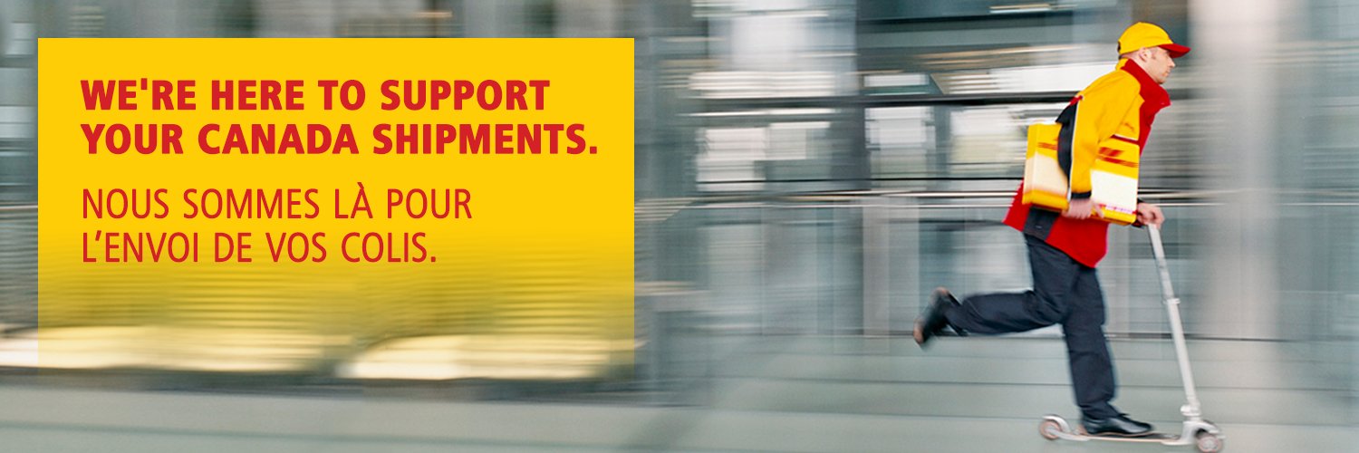 DHL Canada Help banner