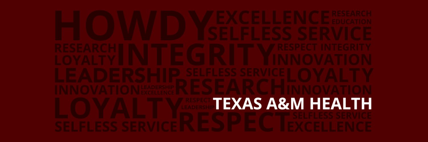 Texas A&M Health's banner