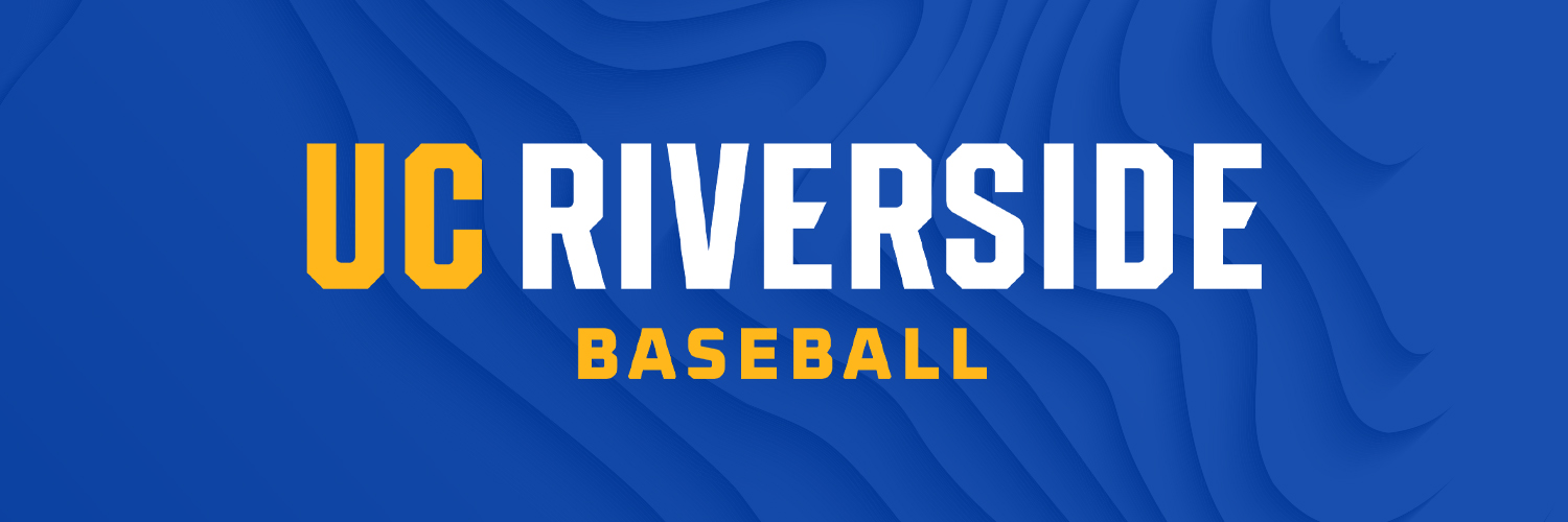 UC Riverside Baseball Profile Banner