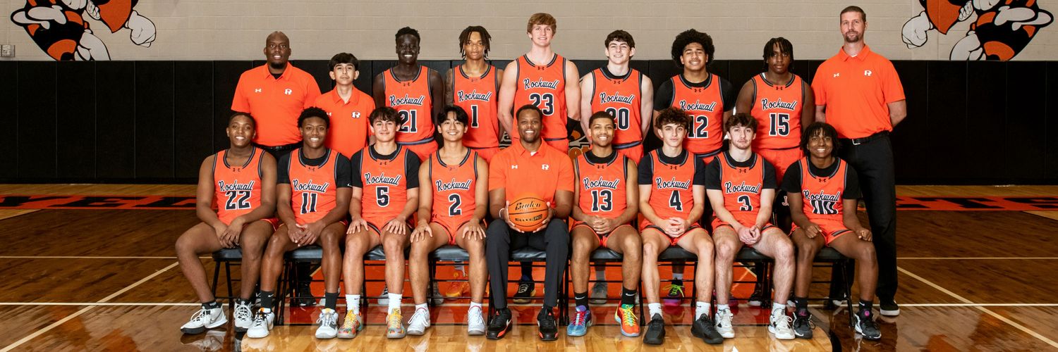 Rockwall Basketball's banner