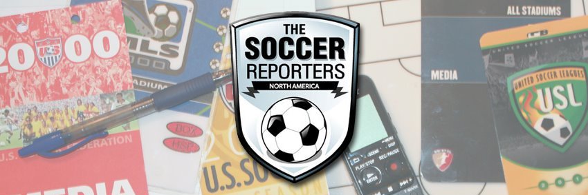 North American Soccer Reporters (NASR) banner