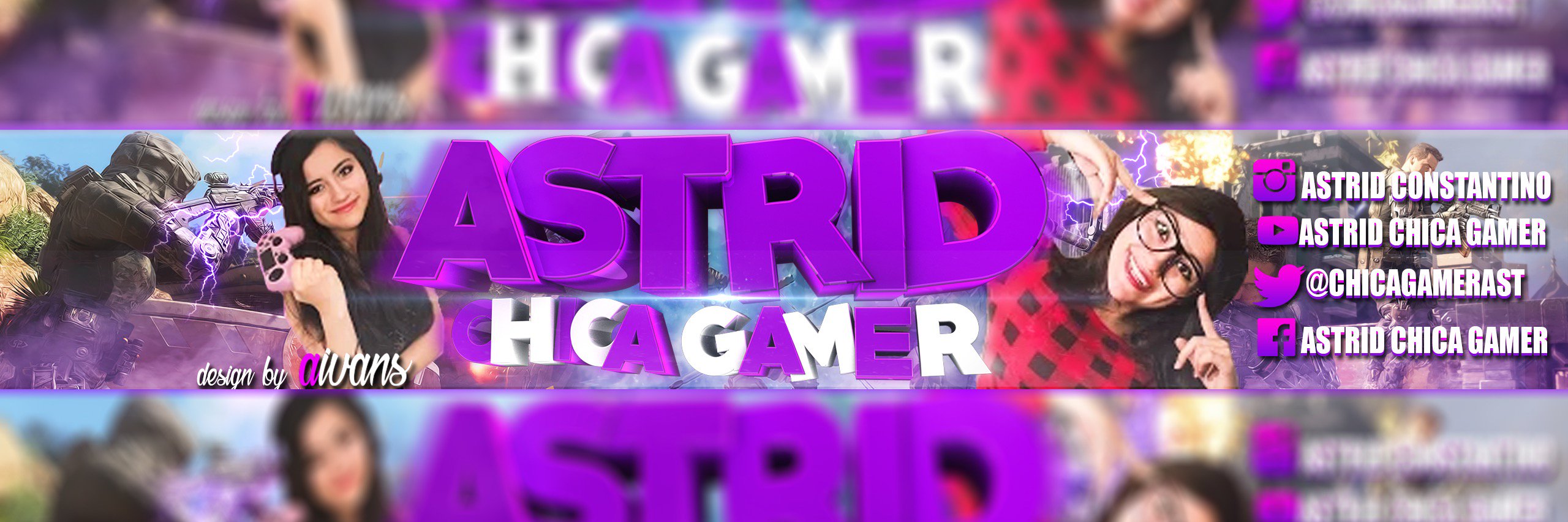 Astrid Chica Gamer banner
