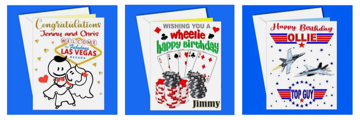 Sue's Celebration Cards banner