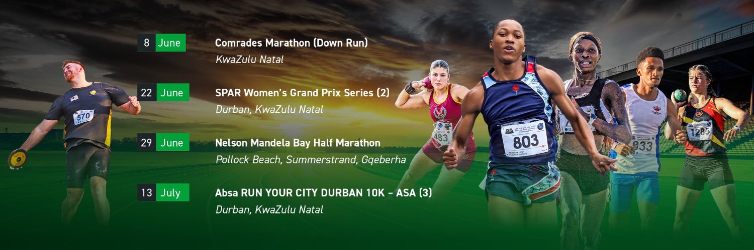 Athletics South Africa's banner