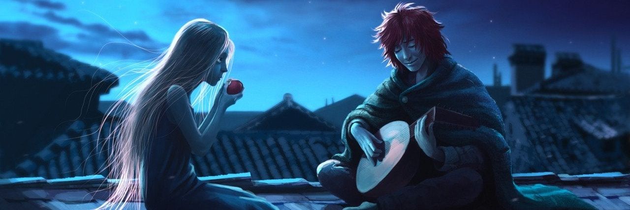 Zankokuna tenshi banner