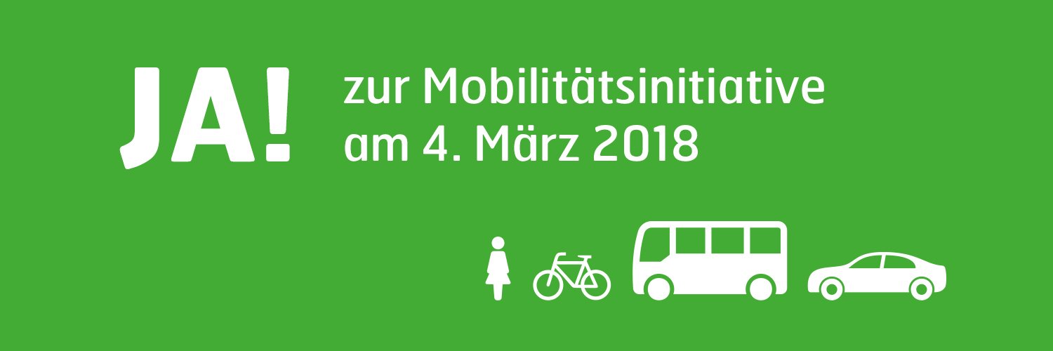 JA! zur Mobilitätsinitiative banner