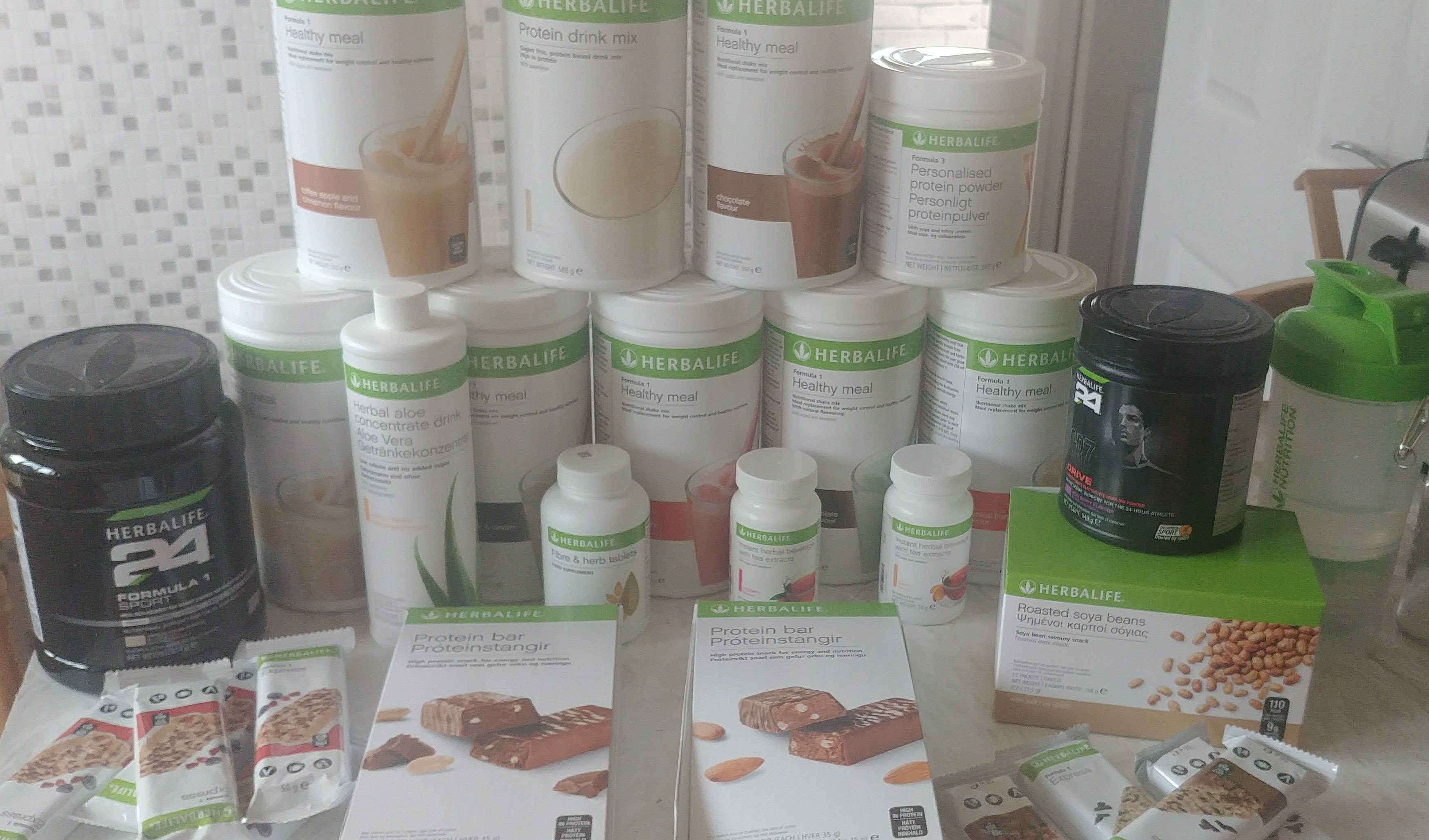 Mazzas Herbalife banner