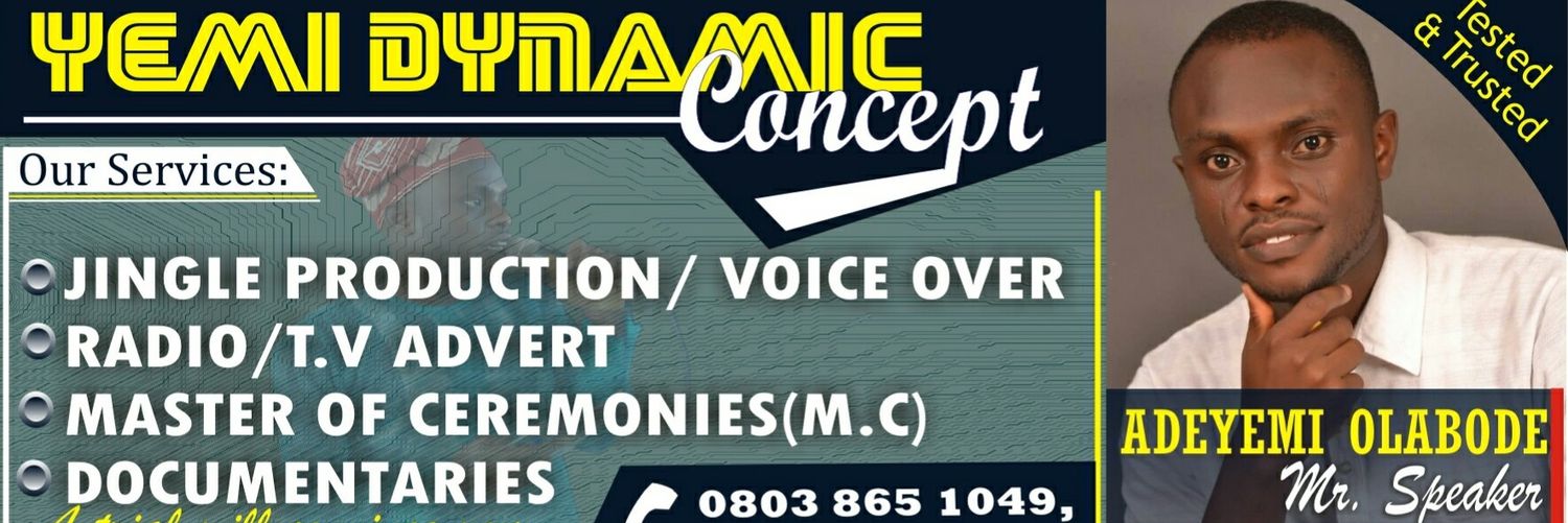 Olabode Adeyemi (Yemi Dynamic TV) banner