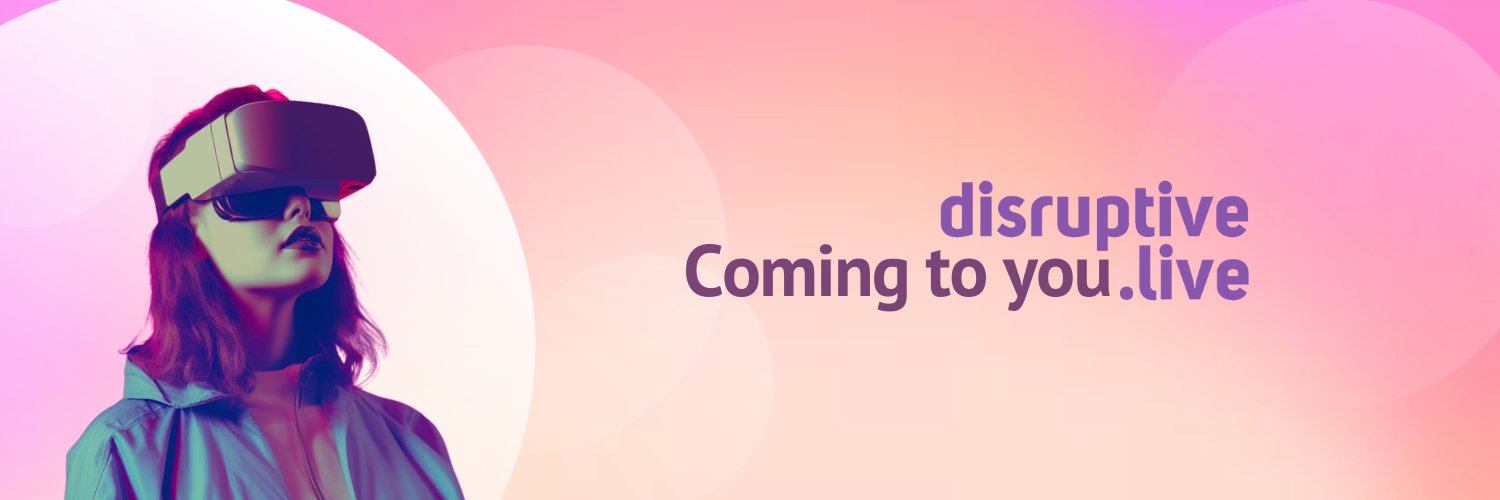 Disruptive LIVE banner